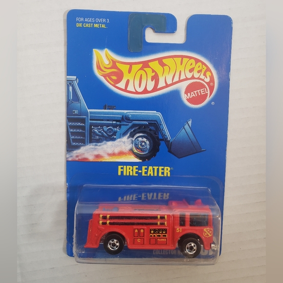 Hot Wheels Sheriff Patrol, Propper Chopper, Police Cruiser, Fire-Eater Qty 4 - Picture 8 of 9